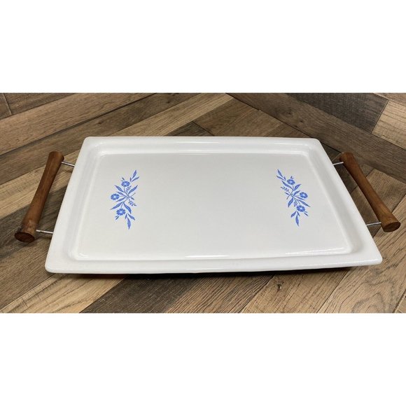 Corningware Dining Corning Ware Blue Cornflower Broil Bake Tray